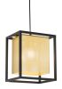 Yves Gold & Black Modern Perforated Steel Ceiling Lamp
