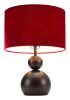 Shobu Red Boho Art Deco Modern Table Lamp