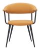 Sima Brown Modern Vinyl Dining Chair