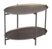 Bronson Modern Industrial Powder-Coated Steel Coffee Table