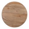 Goblet Brown & White Modern Mango Wood Coffee Table