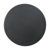 Baku Modern Minimalist Black Steel Side Table
