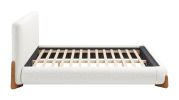 Baris Modern Ivory King Bed