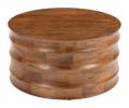 Antium Mid-Century Modern Walnut Mango Wood Coffee Table