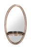 Petite Mirrored Wall Shelf for Keys & Jewelry