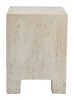 Kitara Modern Stone-Look Side Table