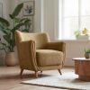 Hako Olive Green Modern Accent Chair