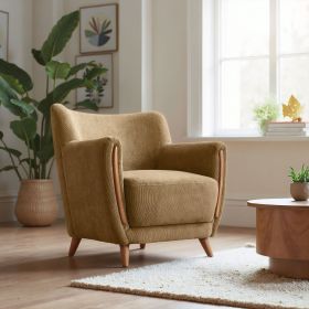 Hako Olive Green Modern Accent Chair