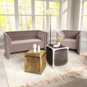 Brics Modern Aluminum Side Table Set
