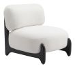 Bombo Modern Faux Shearling Accent Chair