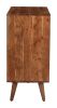 Luda Walnut Solid Acacia Wood Storage Cabinet