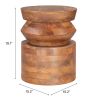 Kollam Walnut Acacia Wood Side Table