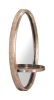 Petite Mirrored Wall Shelf for Keys & Jewelry