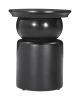 Colombo Modern Black Acacia Wood Side Table