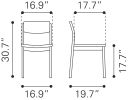Desdamona Mid-Century Modern Dining Chair