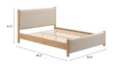 Hadi Beige Modern Queen Bed