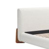 Baris Modern Ivory King Bed