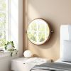 Rand Bronze Mid-Century Modern Industrial Wall Mirror