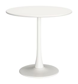 Soleil White Modern Aluminum Sunburst Dining Table
