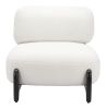 Bombo Modern Faux Shearling Accent Chair