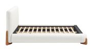 Baris Modern Ivory Queen Bed