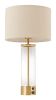 Boreal Modern Beige & Gold Table Lamp