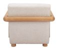 Subliem White Modern Accent Chair