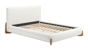 Baris Modern Ivory Queen Bed