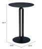 Derry Modern Counter Table with Wood Veneer Top
