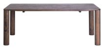 Eazy Modern Rubberwood Dining Table with Wood Veneer Top