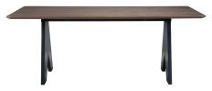 Lisse Espresso Rubberwood Rectangular Dining Table