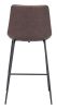 Byron Mid-Century Modern Vinyl Counter Stool - Brown