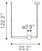 Adeo Modern Deco LED Ceiling Lamp – Gold-Plated Steel