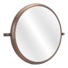 Rand Bronze Mid-Century Modern Industrial Wall Mirror