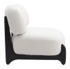 Bombo Modern Faux Shearling Accent Chair