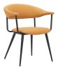 Sima Brown Modern Vinyl Dining Chair