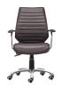 Enterprise Low Back Adjustable Office Chair - Espresso