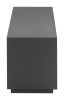 Kokos Charcoal Aluminum Modern Coffee Table
