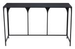 Loriet Modern Black Deco Powder-Coated Steel Console Table