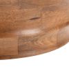 Antium Mid-Century Modern Walnut Mango Wood Coffee Table
