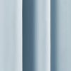 52 x 72 inch Solid Light Blue Thermal Blackout Curtain Panels - Set of 2