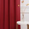 52 x 72 inch Solid Red Thermal Blackout Curtain Panels - Set of 2