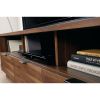 70-Inch Grand Walnut Entertainment Center Credenza with Drawers & Shelves