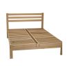 Queen Solid Poplar Wood Platform Bed with Headboard – Made in USA