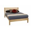 Queen Solid Poplar Wood Platform Bed with Headboard – Made in USA