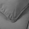 Twin Size Reversible Microfiber Down Alternative Comforter Set in Grey