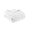 Full/Queen 3-Piece Ivory Pompom Microfiber Comforter Set