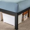Full 18-Inch Metal Platform Bed Frame with Wooden Slats – Easy Assembly
