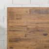 Queen Rustic Pine Slatted Platform Bed with Headboard – Low Profile