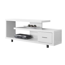 60-Inch Modern TV Stand for TVs Up to 60 Inches – White
